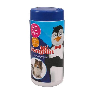 دستمال مرطوب حیوانات|مستر پنگوئن مناسب سگ و گربه