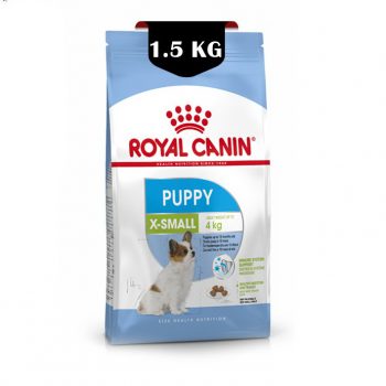 غذای خشک سگ ایکس اسمال پاپی رویال کنین (Royal Canin X-Small Puppy) وزن 1.5 کیلوگرم
