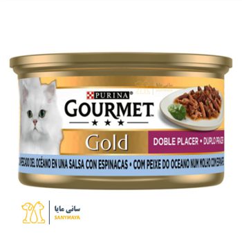 کنسرو ماهی تن گورمت گلد گربه ۸۵ گرمی | Gourmet Gold Pate With Tuna