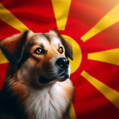 شرایط قوانین و هزینه بردن سگ به کشور مقدونیه شمالی